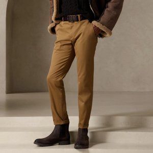 Banana Republic Slim Rapid Movement Chinos in Horse Hair Brown 32W x 34L